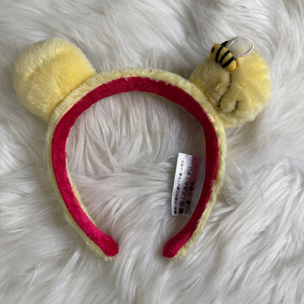 NWOT - Disney Parks - Winnie The Pooh Fuzzy Ear Headband Cosplay Disneybound